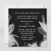 ホワイトフェザーズ結婚式招待状 招待状 (正面)
