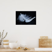 ホワイトフェザー – 天使による自然 ポスター (キッチン)