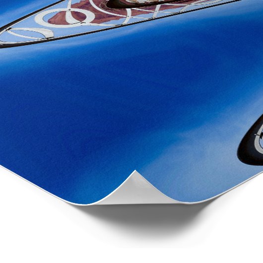 ホワイトフェンス波状抽象芸術, 2018 | SVPイメージ ポスター (角)