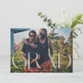 ホワイトフェードグラッモダンド写真ユニー 案内状 (スタンド正面)