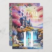 ホワイトフォックスパーティー 招待状 (正面/裏面)