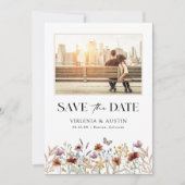ホワイトフォトブホーSave The Date セーブザデート (正面)
