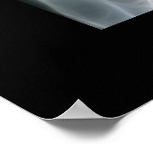 ホワイトフクロウ鳥写真自然壁ポスター ポスター (角)