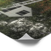 ホワイトフットブリッジ,ソメスビル,山砂漠 ポスター (角)