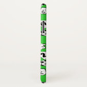 ホワイトフットボールシャツデザイン。 Case-Mate iPhoneケース (裏面/右)