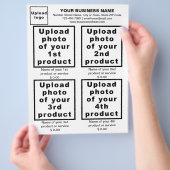 ホワイトフライヤーの事業用商品又はサービス チラシ (手)