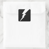 ホワイトフラッシュ稲妻ボルト スクエアシール (バッグ)