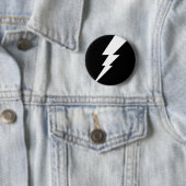 ホワイトフラッシュ稲妻ボルト 缶バッジ (インサイチュ)