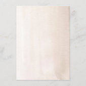 ホワイトフラワーエキゾチックパンパスグラス結婚ズ詳細 エンクロージャーカード (裏面)