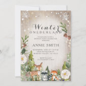 ホワイトフラワーズオンダーランドアニマルズベビーショウ 招待状 (正面)