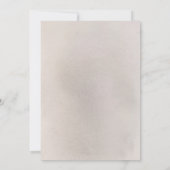 ホワイトフラワーズパンパスグラスボホ婚約パーティ 招待状 (裏面)