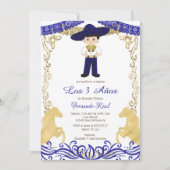 ホワイトフラワーズフィエスタインヴィタシオネストレスアノス   招待状 (正面)