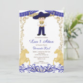 ホワイトフラワーズフィエスタインヴィタシオネストレスアノス   招待状 (スタンド正面)