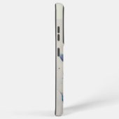 ホワイトフラワーズフォンケース SAMSUNG GALAXYケース (右側面)