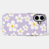 ホワイトフラワーデザインOtterbox iPhone 16ケース Case-Mate iPhoneケース (裏面 (横))
