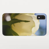 ホワイトフラワーバラかわいらしガーリー Case-Mate iPhoneケース (裏面(横))