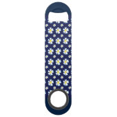 ホワイトフラワーパターンThunder_Cove スピード栓抜き (裏面)