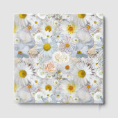 ホワイトフラワーブーケフローラ葬儀 ゲストブック (裏面)