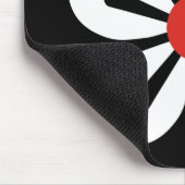 ホワイトフラワーマウスパッド マウスパッド (コーナー)