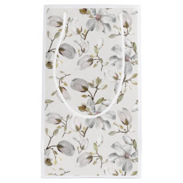 ホワイトフラワー抱き枕 スモールペーパーバッグ