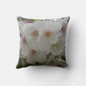 ホワイトフラワー装飾用クッション クッション (裏面)