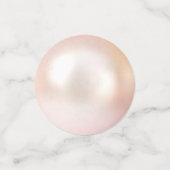 ホワイトフランギパニプルメリアフラワーズ&パール結婚ズ コンフェッティ (スモール正面)