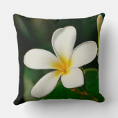 ホワイトフランギパニ クッション (裏面)