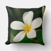 ホワイトフランギパニ クッション (正面)