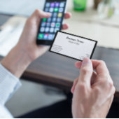 ホワイトフレーム 名刺