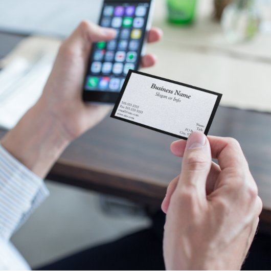 ホワイトフレーム 名刺