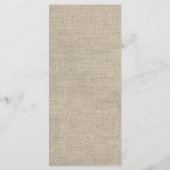 ホワイトフレー素朴ムバーラップのメ結婚ニュー メニュー (裏面)