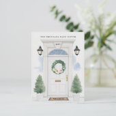 ホワイトフロントドアの動きのお知らせ ポストカード (スタンド正面)