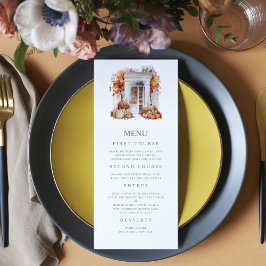 ホワイトフロントドア結婚秋 メニュー