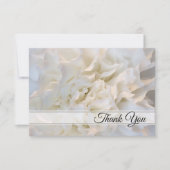 ホワイトフローラありがとう悔やみや弔慰 サンキューカード (正面)