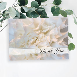 ホワイトフローラありがとう悔やみや弔慰 サンキューカード