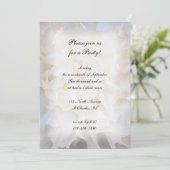 ホワイトフローラすべての行事パーティの招待状 招待状 (スタンド正面)