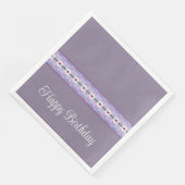 ホワイトフローラアクセントパターン（の模様が）あるマウーブ (コーナー)