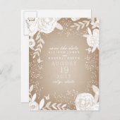 ホワイトフローラインスパイアカードストック 案内ポストカード (正面/裏面)