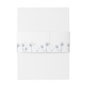 ホワイトフローラエレガントな結婚式 招待状ベリーバンド (裏面例)