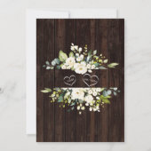 ホワイトフローラオールドバーンアフター結婚ウィズBBQ 招待状 (裏面)