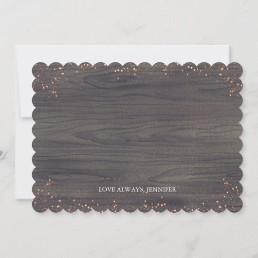 ホワイトフローラカボチャ素朴ブリデスメイド提案 招待状 (裏面)