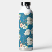 ホワイトフローラガーデンパターン ウォーターボトル (左面)
