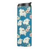 ホワイトフローラガーデンパターン タンブラー (回転左)