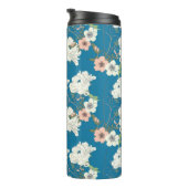 ホワイトフローラガーデンパターン タンブラー (回転右)
