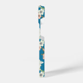 ホワイトフローラガーデンパターン iPhoneケース (左側面)