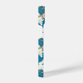 ホワイトフローラガーデンパターン iPhoneケース (右側面)