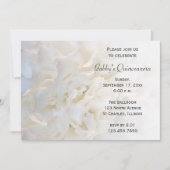 ホワイトフローラキンセアニェラ招待状 招待状 (正面)