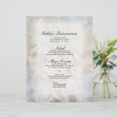 ホワイトフローラキンセアニラメニュー (スタンド正面)