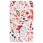 ホワイトフローラクリスマス抱き枕 スモールペーパーバッグ (裏面)