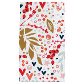 ホワイトフローラクリスマス抱き枕 スモールペーパーバッグ (正面)